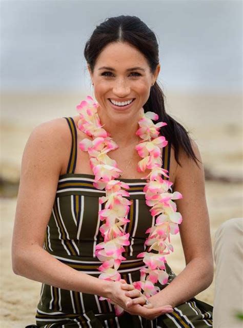 meghan markle nipples|Meghan Markle is a beach babe in scalloped swimsuit in ultra。